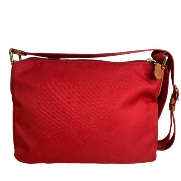 COACH Red Orange Brown Nylon Crossbody - Picture 3 of 11